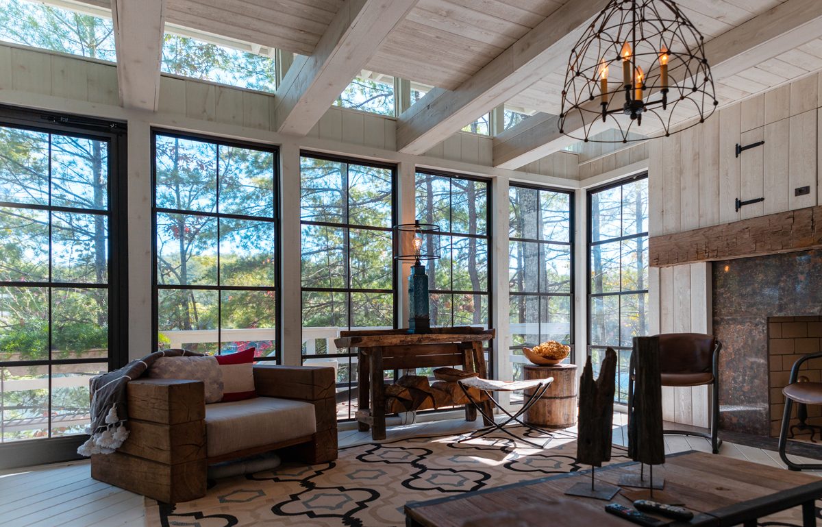 Porch conversion project with glass enclosure, South Jersey NJ